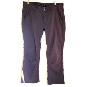 Prana Halle Pant Straight Size 8 Gray/Coal